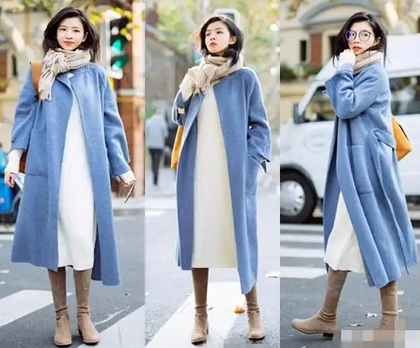 女士都喜欢浅蓝色的外套,但是说到搭配,她们不知道如何搭配好这种颜色