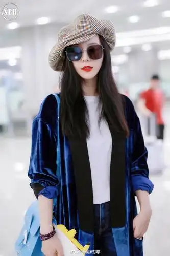 10月20日,范冰冰现身北京机场
