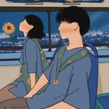 抖音超火的动漫情侣头像