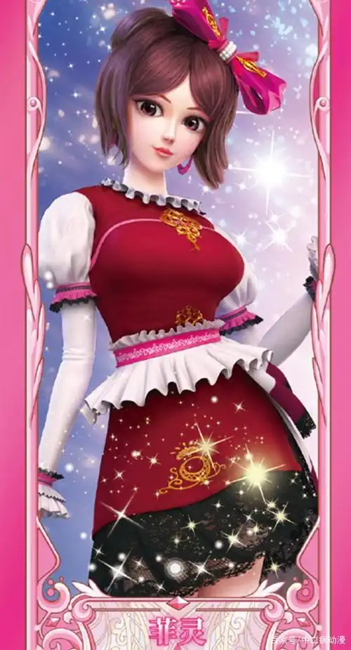 叶罗丽仙子卡牌形态,水默风格很暖心!