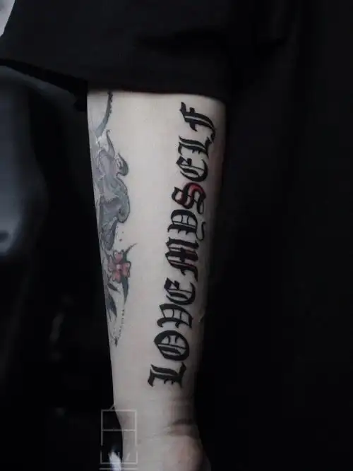 图一: 哥特字体其他: 奇卡诺花体字#花体字纹身  #英文花体字  #成都