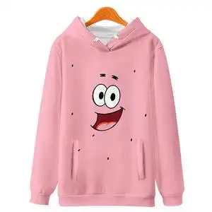 派大星卫衣粉色联名宽松卡通动漫潮牌小众设计情侣装男女衣服裤子