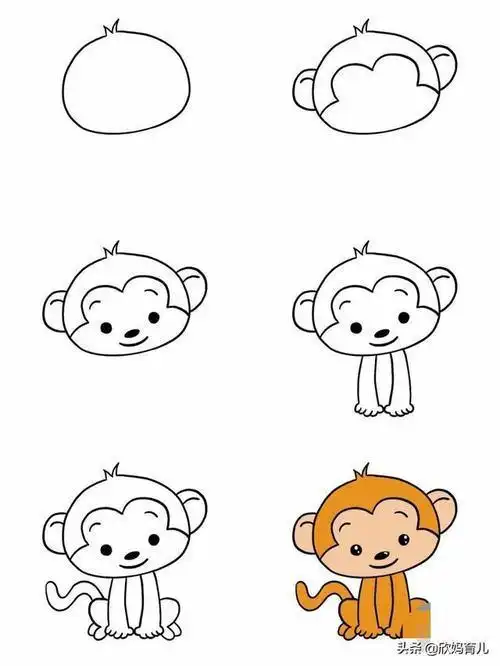 简单的动物的简笔画大