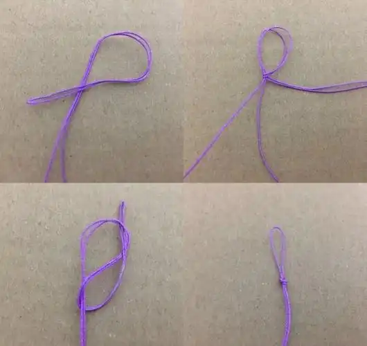 这个结就是普通的八字扣,和主线顶端用于连接竿稍那个扣一样(下图是