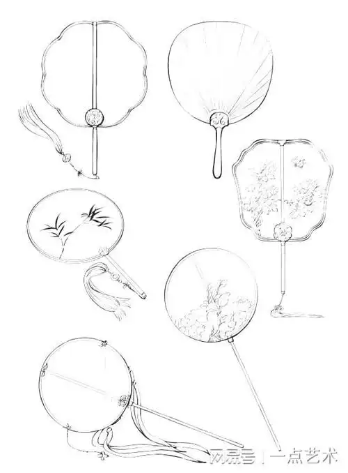 分享一组古风素材,带你画好古风插画|手绘|绘画|线稿_网易订阅