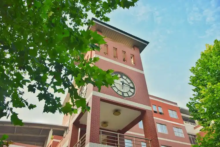 夏天美丽的校园河北大学