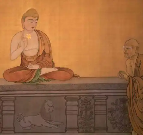 拈花微笑的主人公是佛祖吗?还有他拈的是什么花?求介绍求附图?