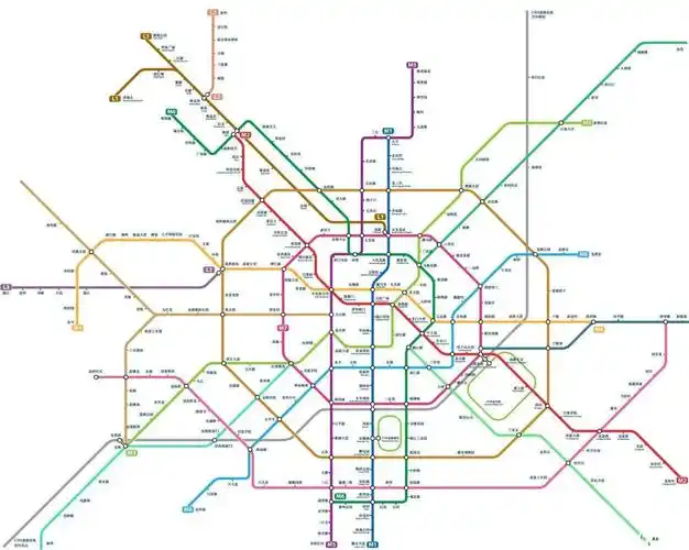 成都地铁线路图2020 第1页