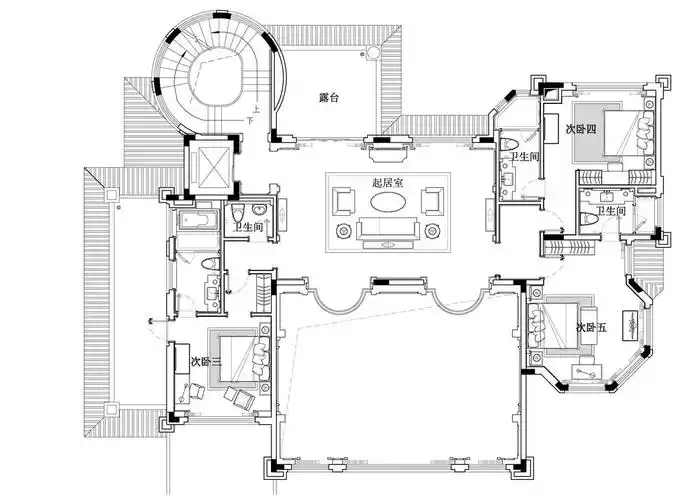 方直君御别墅装修效果图