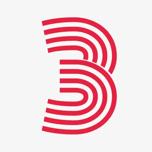 创意卡通手绘红色的数字3