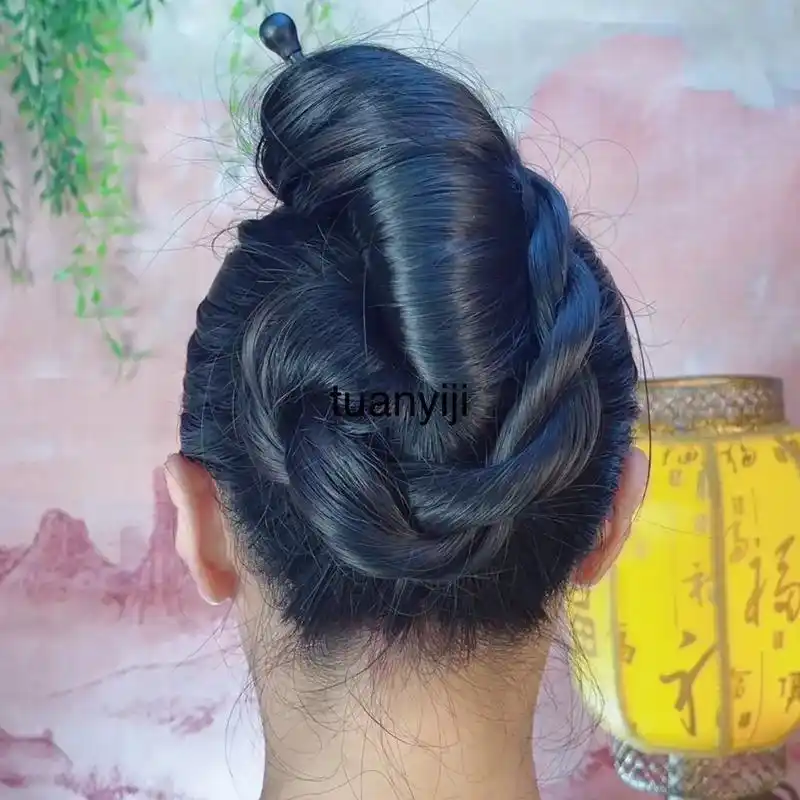 7.4#盘发 #长发 #发髻.2023.7.4#盘 - 抖音