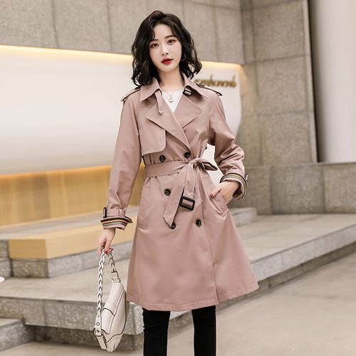 aseblarm女士风衣高档中长款欧洲站2024春秋新款韩版时尚宽松高级感