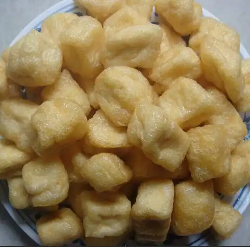 松阳老街特产泡豆腐农家自制油炸 空心豆腐泡豆腐果丽水火锅烫
