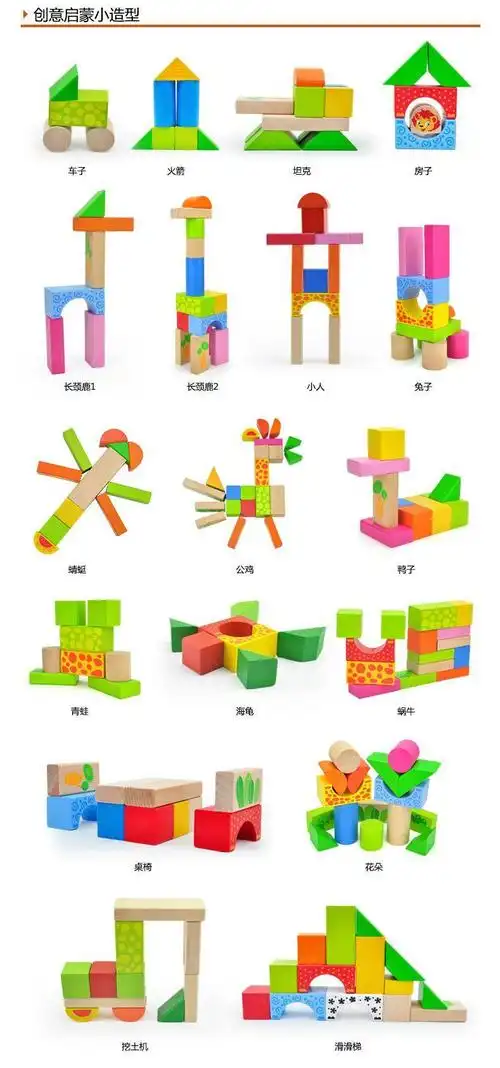 小班组假期第八十六课《搭积木》