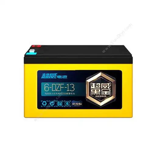 超威超威黑金电池6-dzf-13铅酸蓄电池
