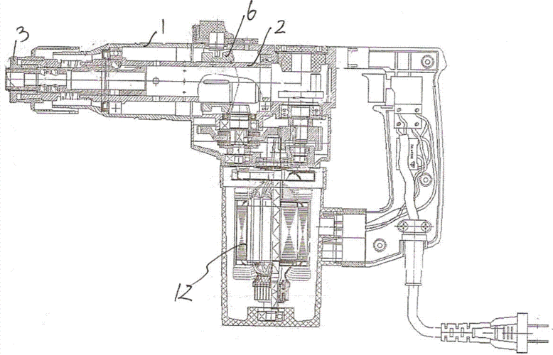 长寿命多功能电锤