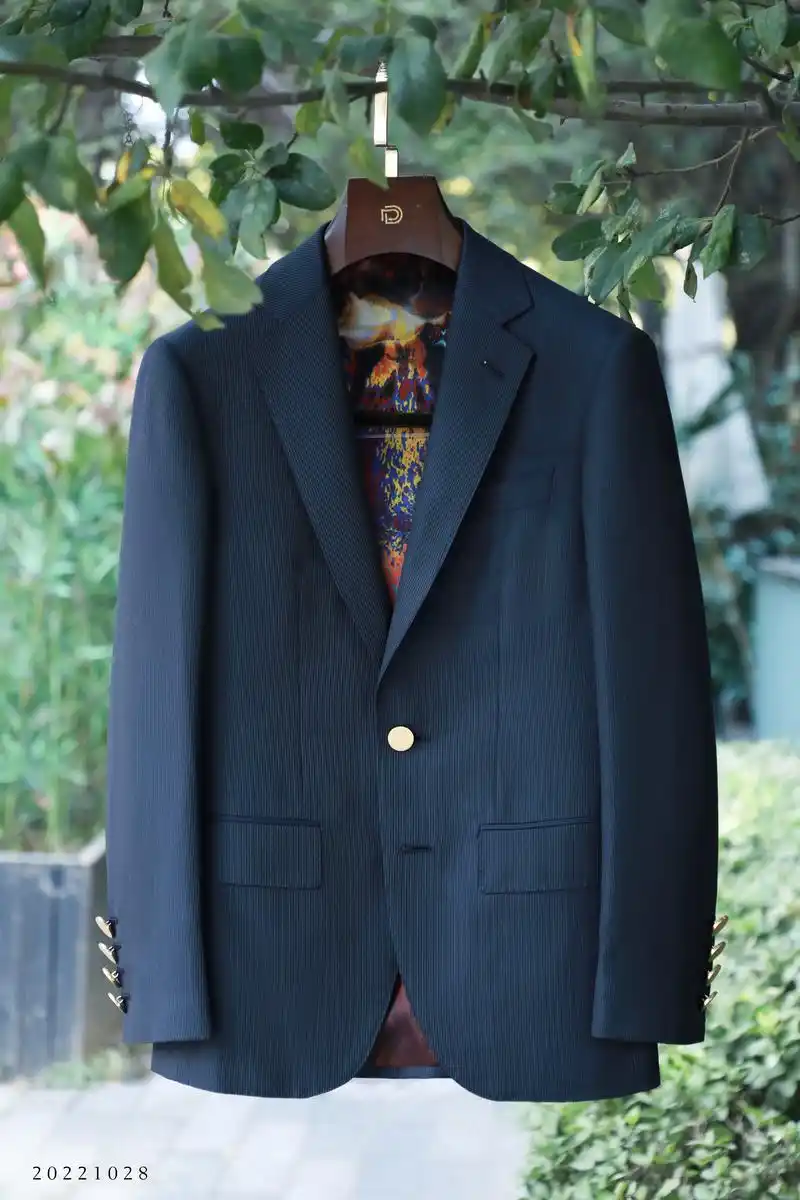 mr.dandy藏蓝条纹西装外套.⚠️图片均为@mr.dan - 抖音