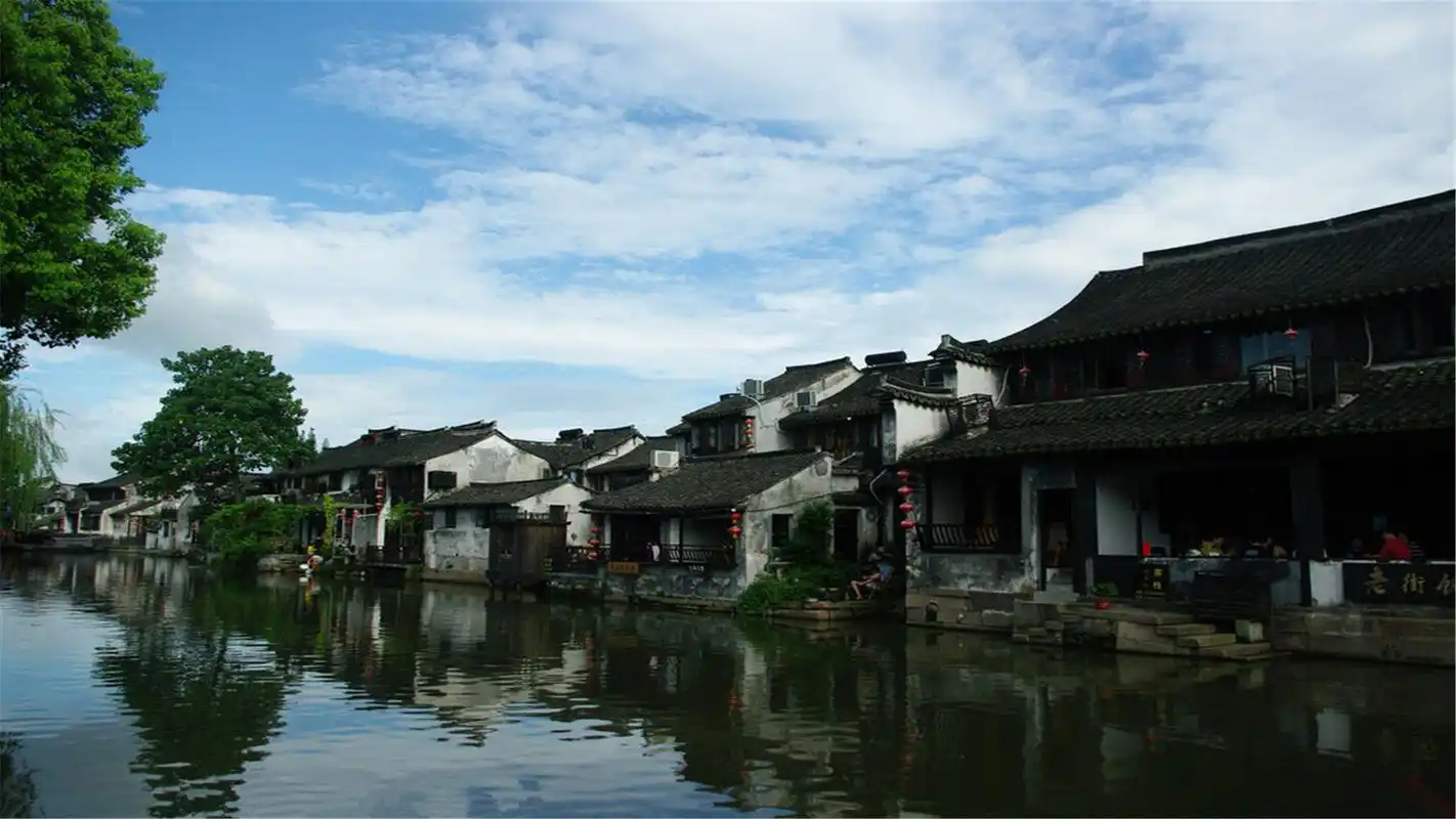 江南水乡浙江西塘风景桌面壁纸