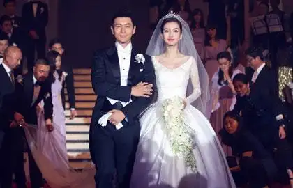 angelababy大婚美哭众人 与黄晓明洒泪深情拥吻