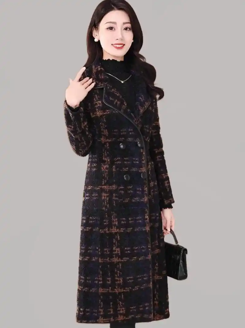 秋心暖 贵夫人中长款风衣