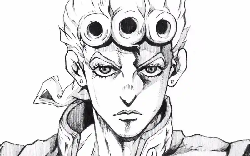 如何画乔鲁诺•乔巴拿 _ (jojo的奇妙冒险 _ 黄金之风 _ 乔鲁诺•