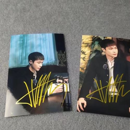 张艺兴亲笔签名照活动现场亲签保真粉丝应援周边产品正品收藏礼物