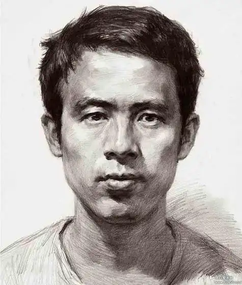 人物头像素描图片