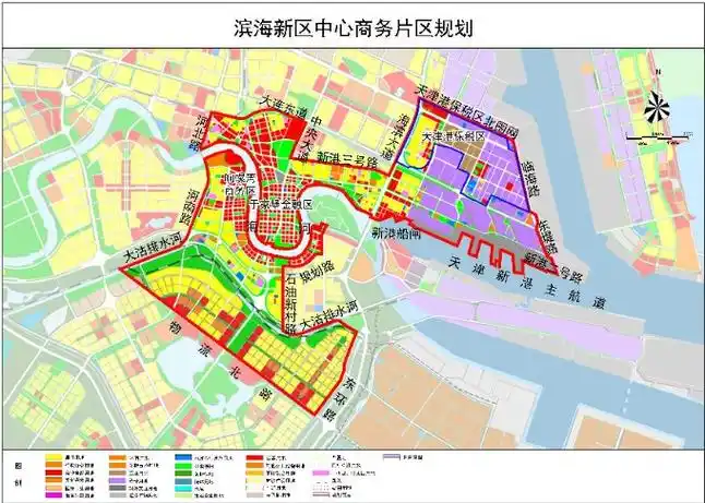 滨海新区中部新区规划范围包括塘沽盐场和天津港散货物流中心,面积175