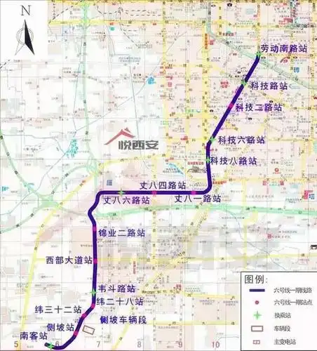 西安最长地铁换乘通道开工6号线在东西大街设四站