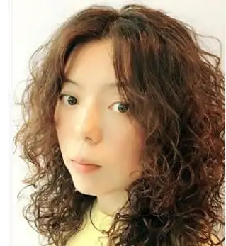 五款数码烫发型图片示范数码烫如何打理