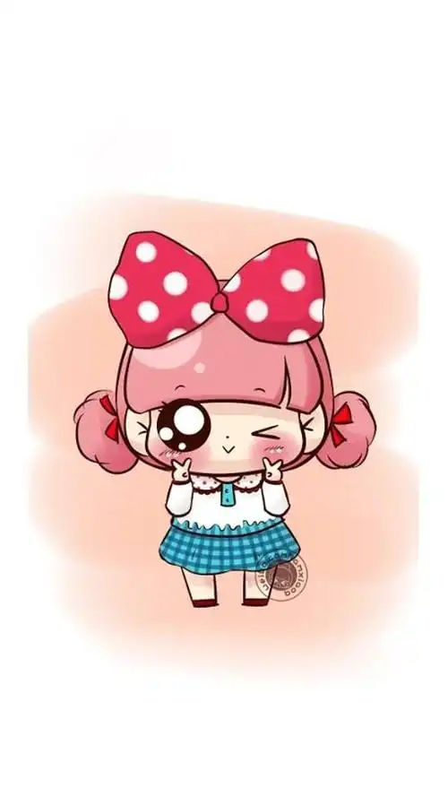 萌小q可爱卡通设计手机壁纸