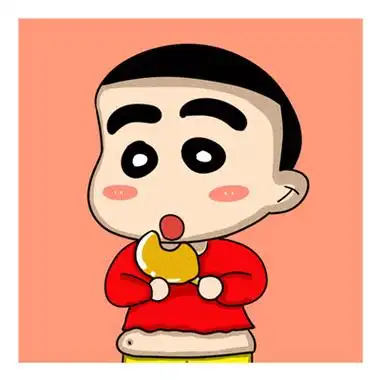 卡通人物吃饼干头像可爱动漫