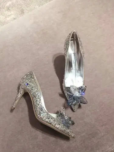 jimmy choo水晶鞋,婚鞋