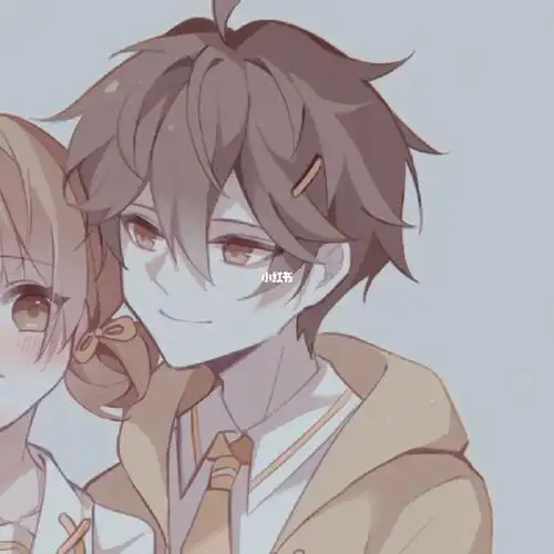 情侣头像双人情头卡通漫画