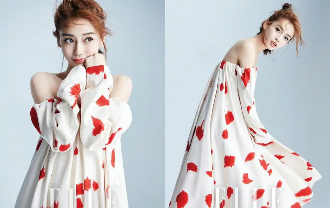 杨颖封面杂志大片,特别清爽美丽!