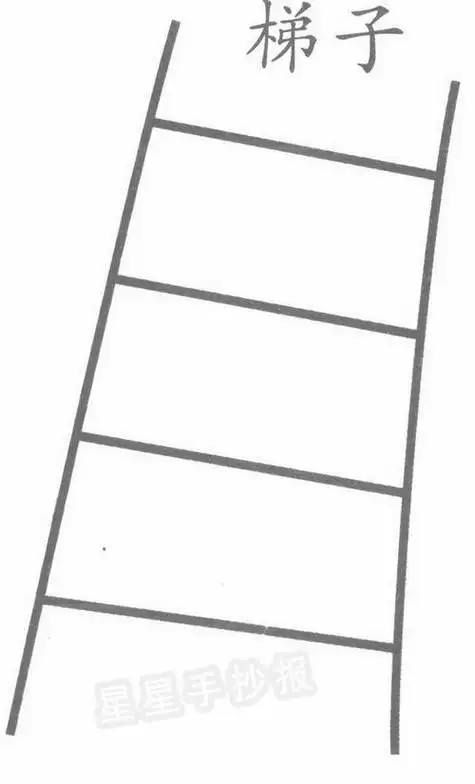 幼儿小班简笔画步骵