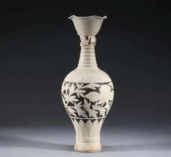 宋代 磁州窑凤首瓶