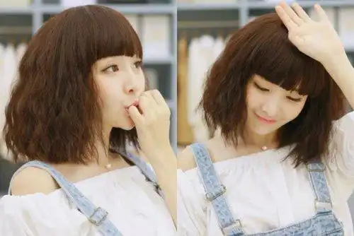 女生锡纸烫头发发型图片大全 自然蓬松展女士时尚度的卷烫发