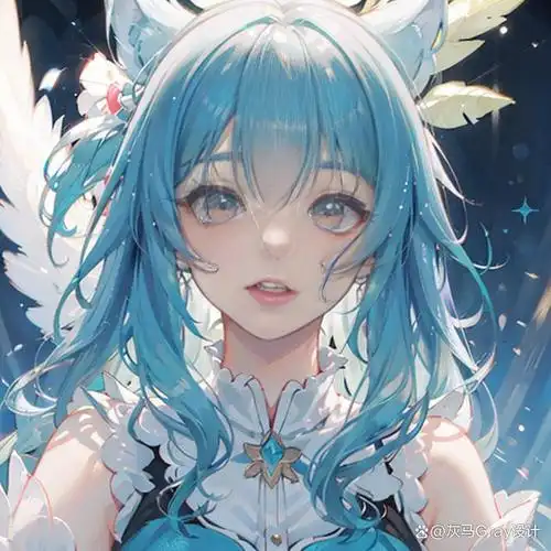 梦幻的二次元女孩,忧郁中透着一丝别样的美.留言可下载