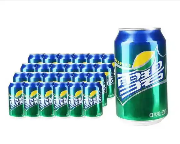 雪碧听装330ml24罐碳酸饮料整箱清爽柠檬味