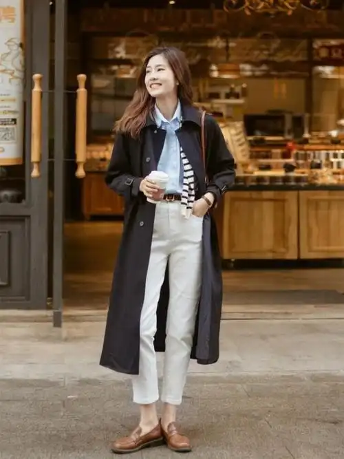 穿"长风衣"搭配裤子时,需要注意些什么?