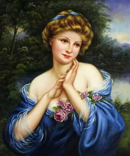 吴朝明"西方古典人物油画专场",8月9日6点开拍!带画上美女回家!