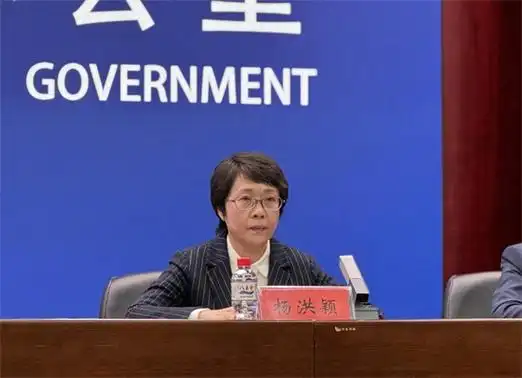 沈阳市科学技术局副局长杨洪颖作介绍 摄影 张琪"实现高水平科技