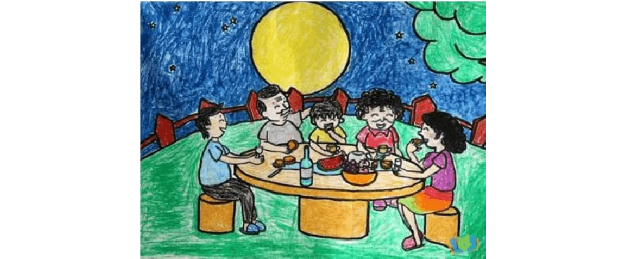 【强烈推荐】小学一年级孩子《中秋节》看图写话作文6篇