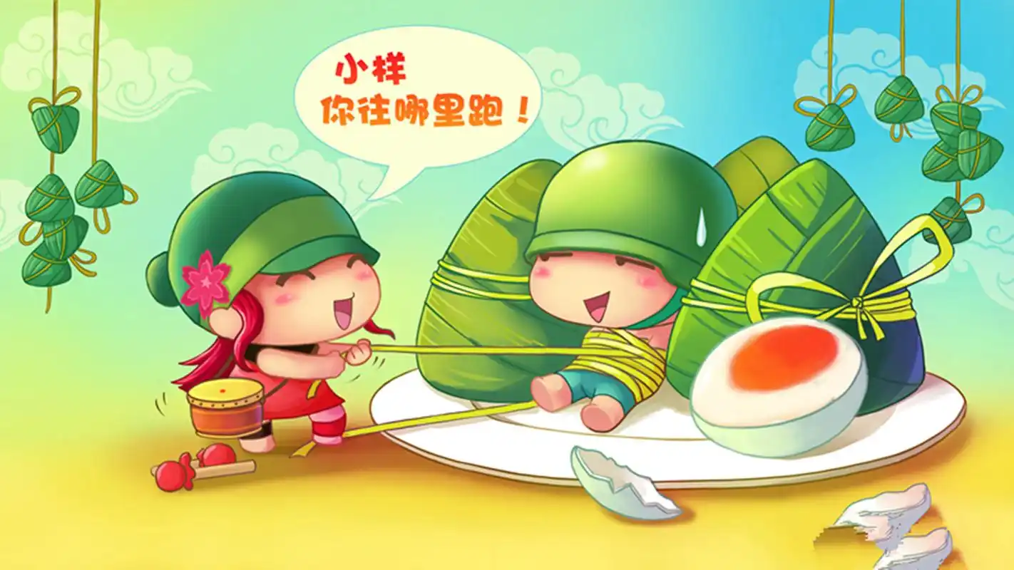 搞笑卖萌炮炮兵可爱卡通桌面壁纸下载