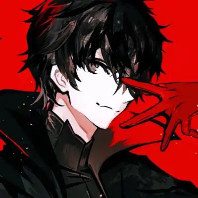 男生腹黑二次元头像