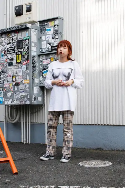 初秋的日本街头潮人这么穿