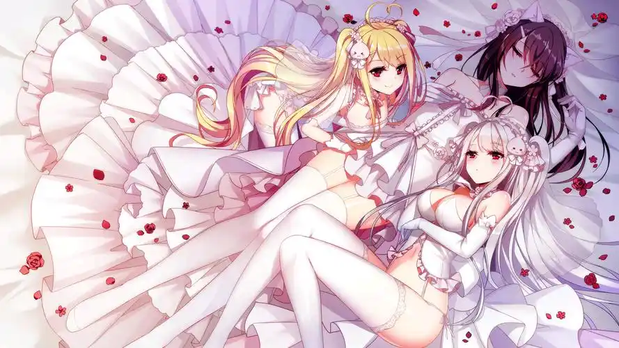 wallpaperengine百合茶会动态壁纸