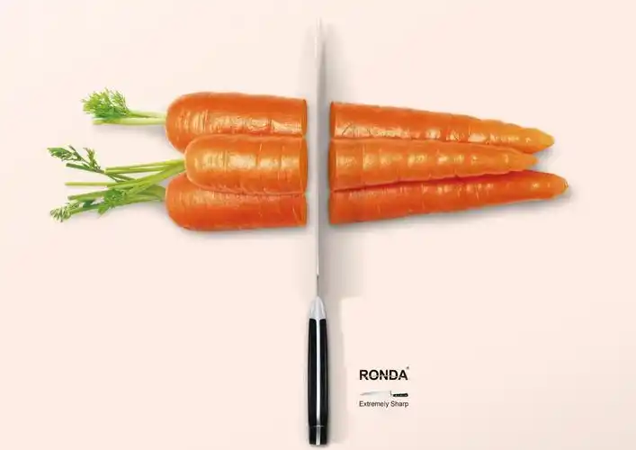 ronda锋利无比的水果刀平面广告