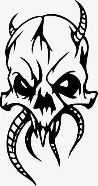 魔鬼骷髅素材免费下载_觅元素